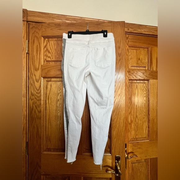 Spanx by Sara Blakely - Side Stripe Distressed Skinny Jeans - Picture 8 of 9